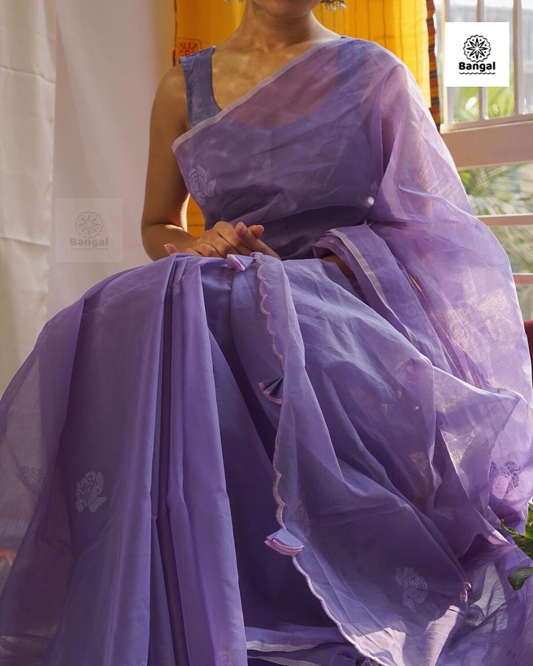 Half silk sare